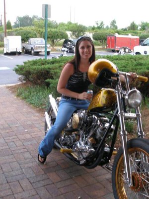 Photo Girl on Duncan s bike