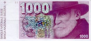 Photo Serie 6 1000Chf 1