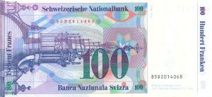 Photo Serie 7 100Chf 2