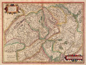 Photo Carte Suisse 1628