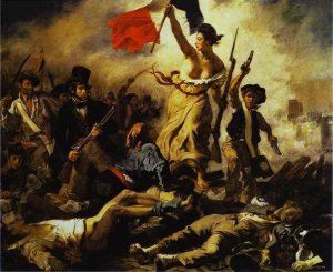 Photo Eugene Delacroix. Liberty Leading the People