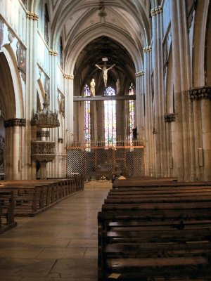 Photo Inside cathedral of Fribourg 5
